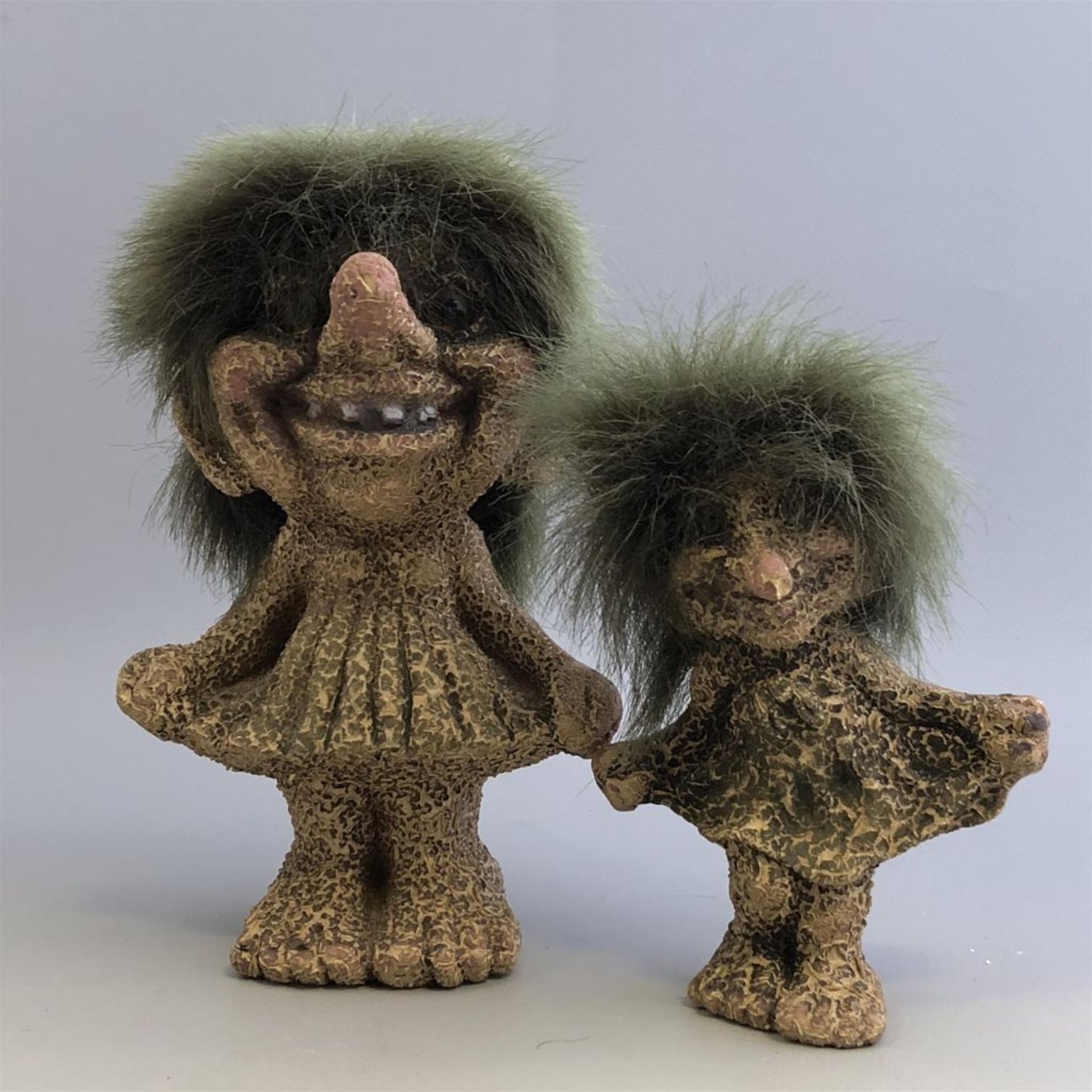 Two Traditional Norwegian Trolls - Nyform - Norway