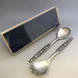 Boxed Pewter Serving Spoons - Arne Haugrud - Norway