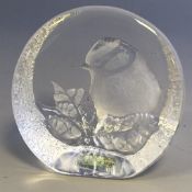 Art Glass Paperweight - Mats Jonasson - Sweden