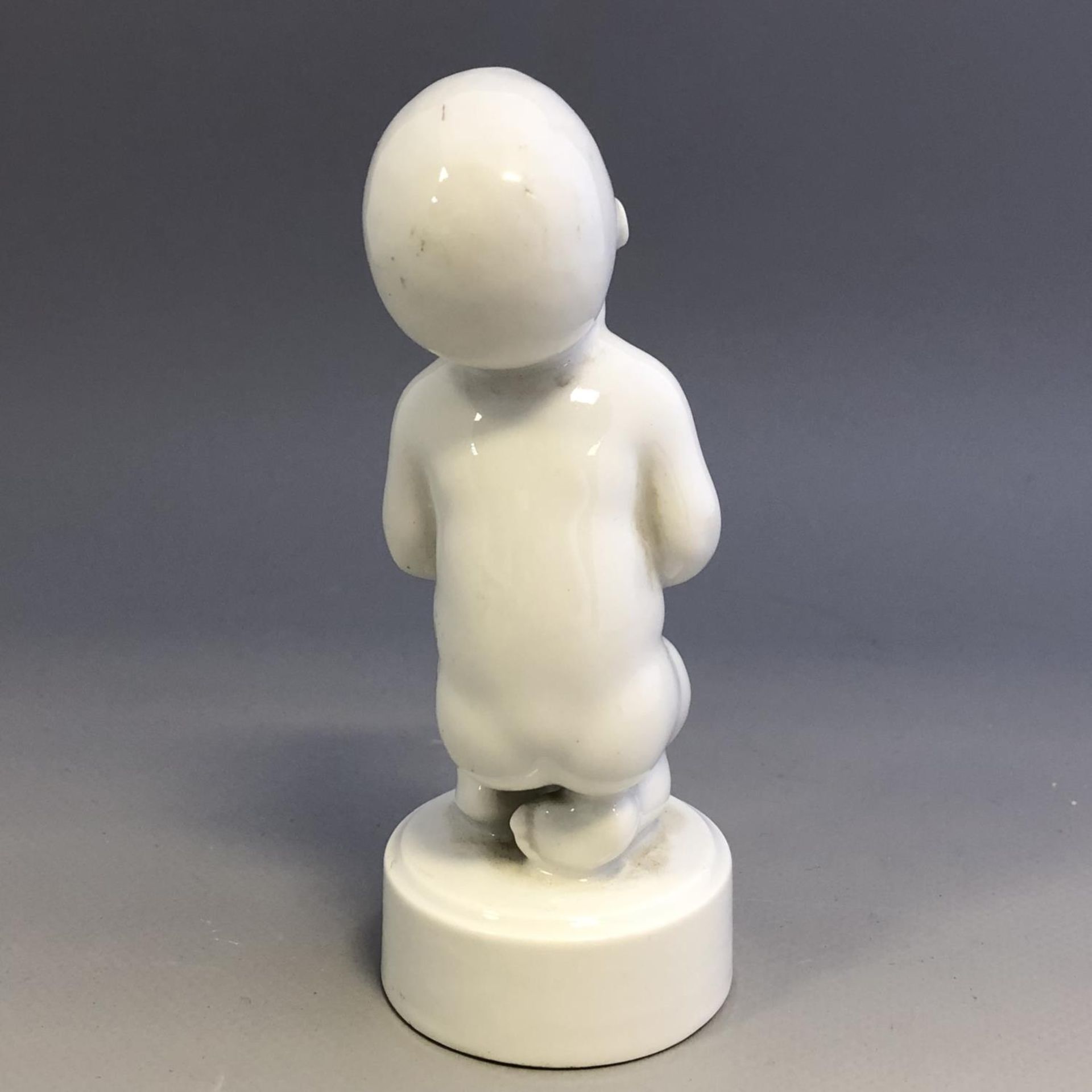 White Porcelain Baby Figurine - Bing & Grondahl - Denmark - Image 3 of 4
