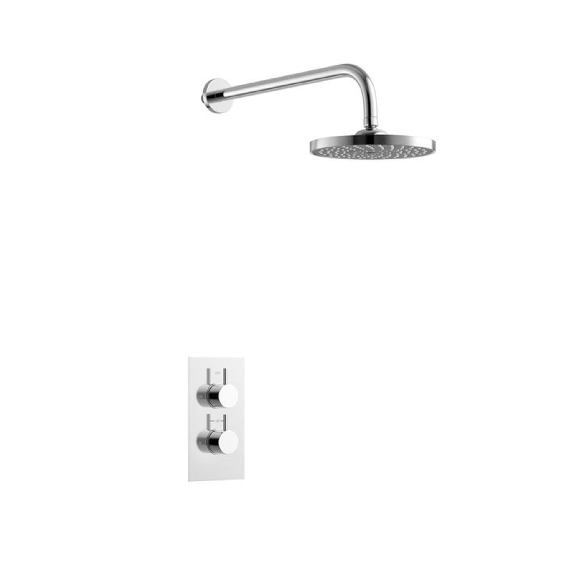 (S11) Round Concealed Thermostatic Mixer Shower & Medium Head. We love this because, quite - Image 4 of 4