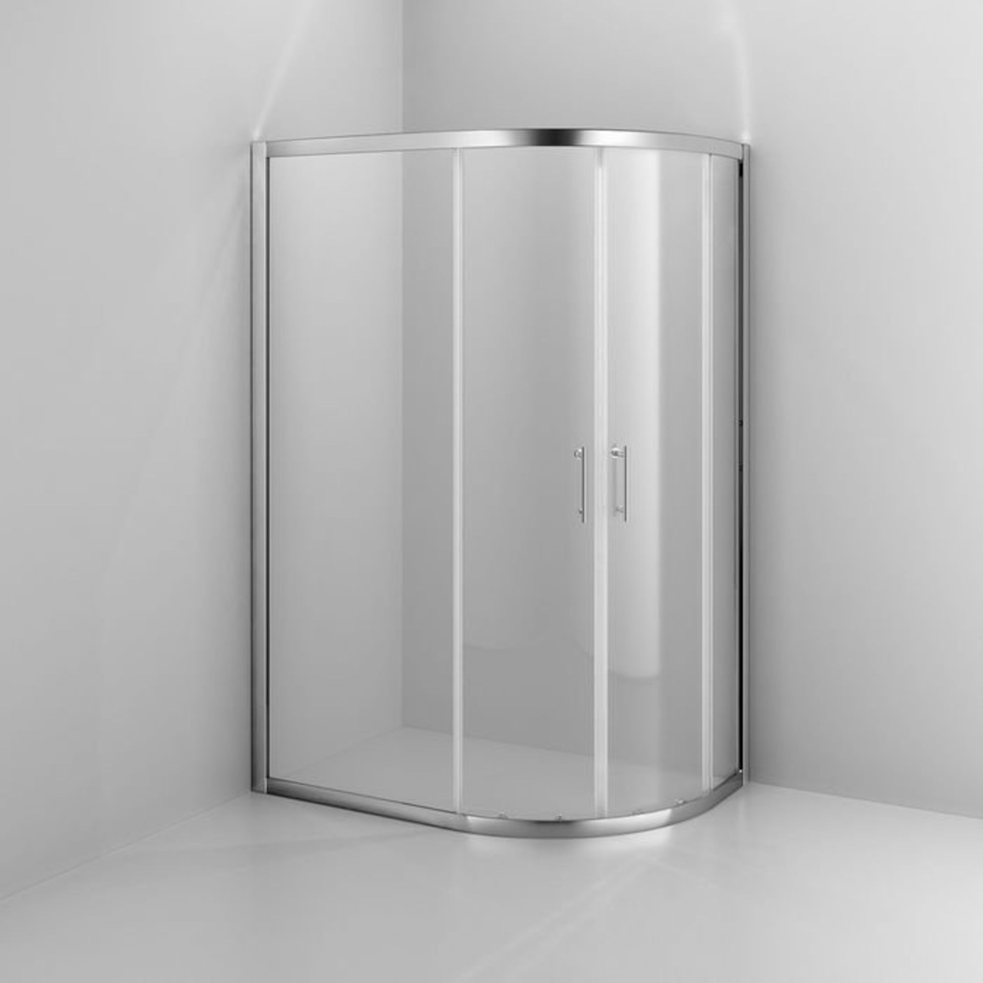 (S122) 800x1000mm - 6mm - Elements Offset Quadrant Shower Enclosure - Reversible RRP £314.99 Our - Image 5 of 8