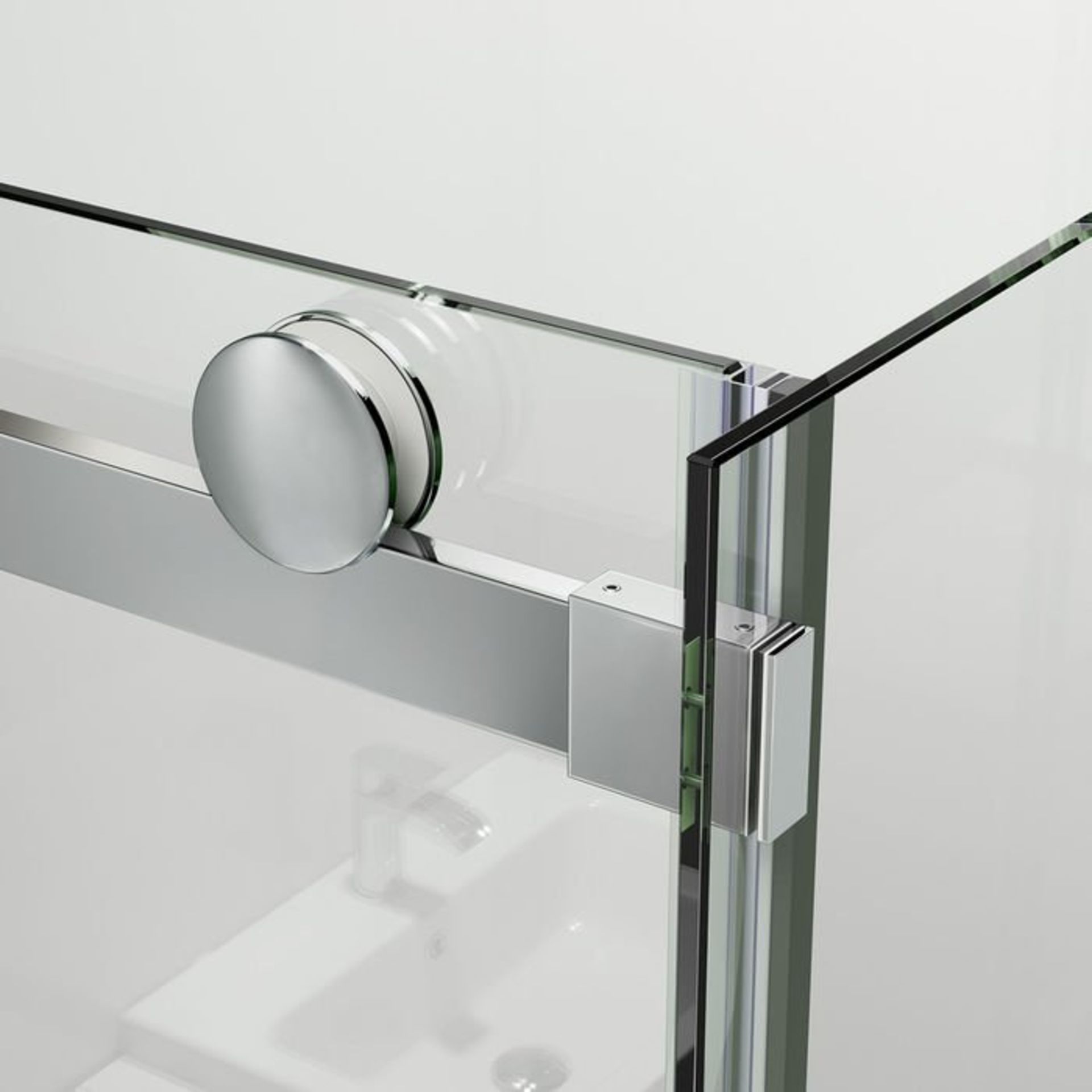 (S16) 1200x800mm - 8mm - Designer Frameless EasyClean Sliding Door Shower Enclosure RRP £489.99 - Image 8 of 9