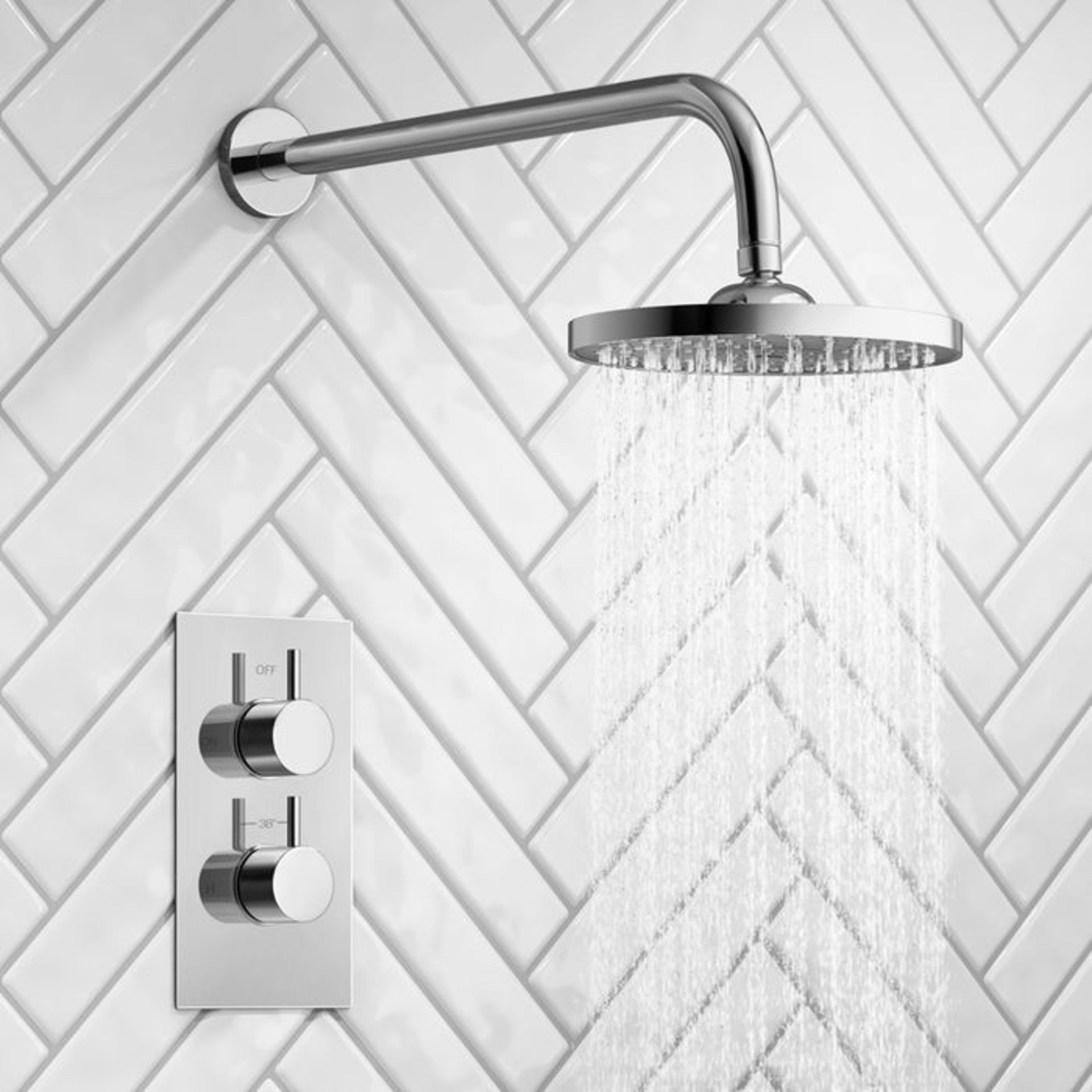 (S11) Round Concealed Thermostatic Mixer Shower & Medium Head. We love this because, quite