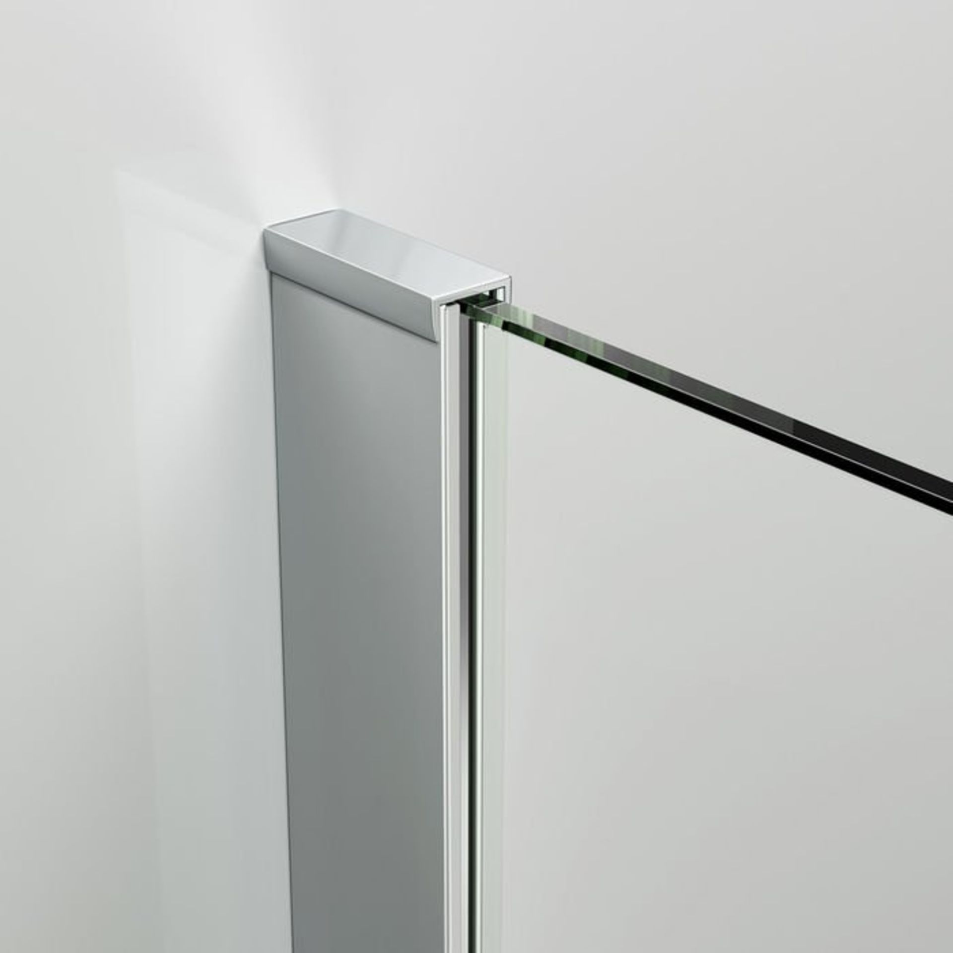 (S17) 1100x800mm - 8mm - Designer Frameless EasyClean Sliding Door Shower Enclosure RRP £674.99 - Bild 6 aus 8