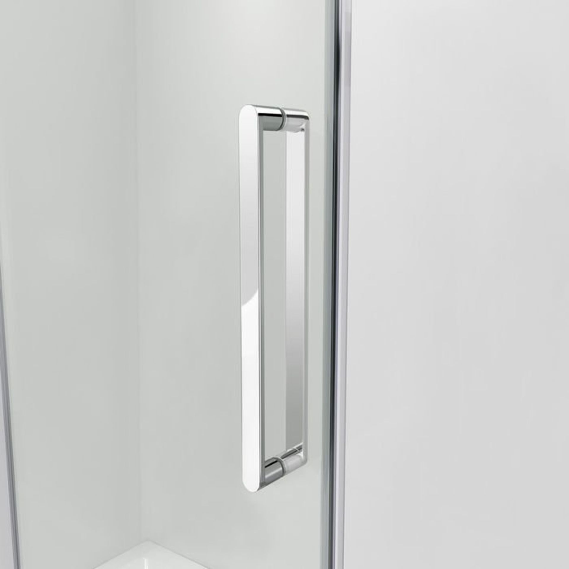 (S16) 1200x800mm - 8mm - Designer Frameless EasyClean Sliding Door Shower Enclosure RRP £489.99 - Bild 9 aus 9