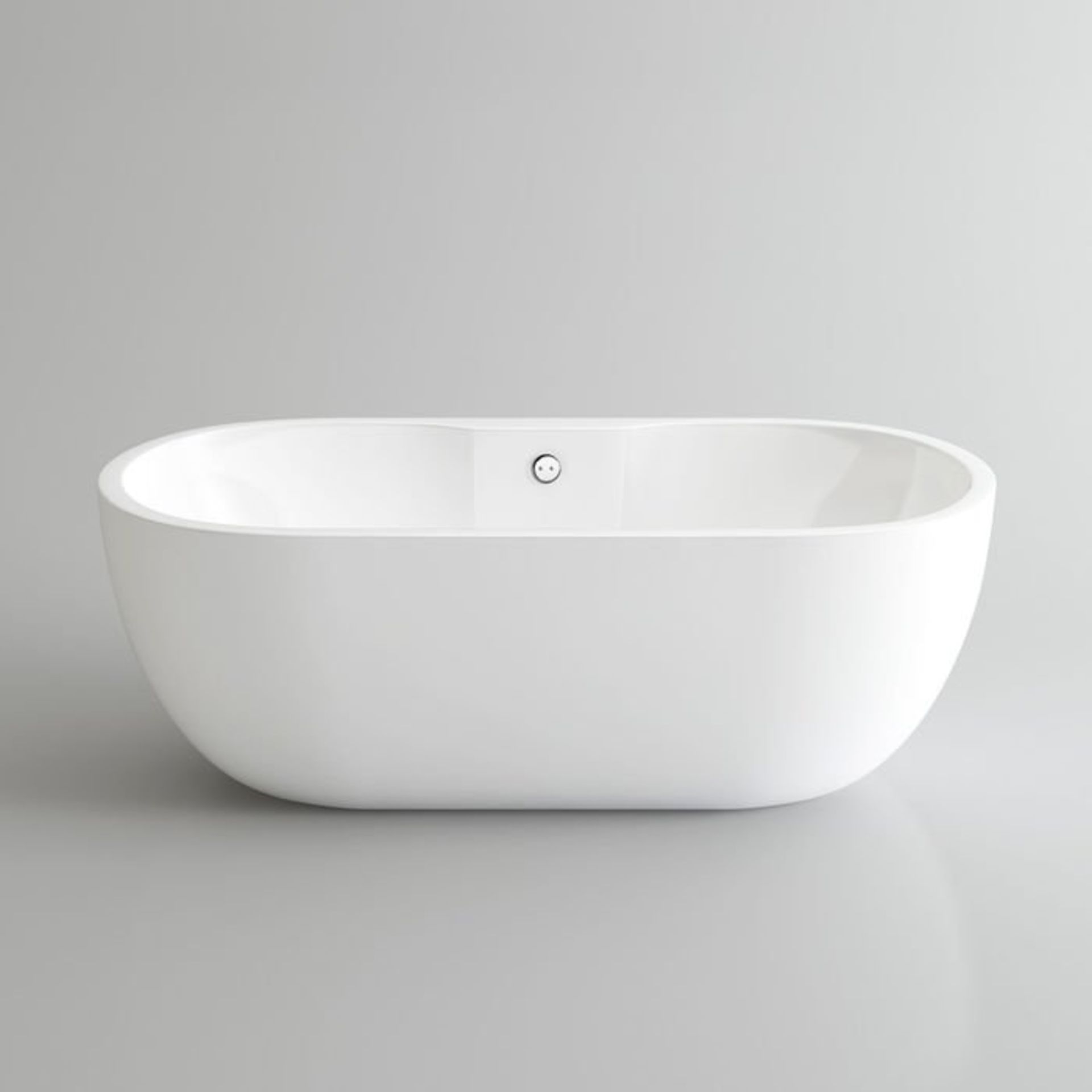 (S5) 1655x750mm Melissa Freestanding Bath - Large. Showcasing contemporary clean lines for a - Image 3 of 3