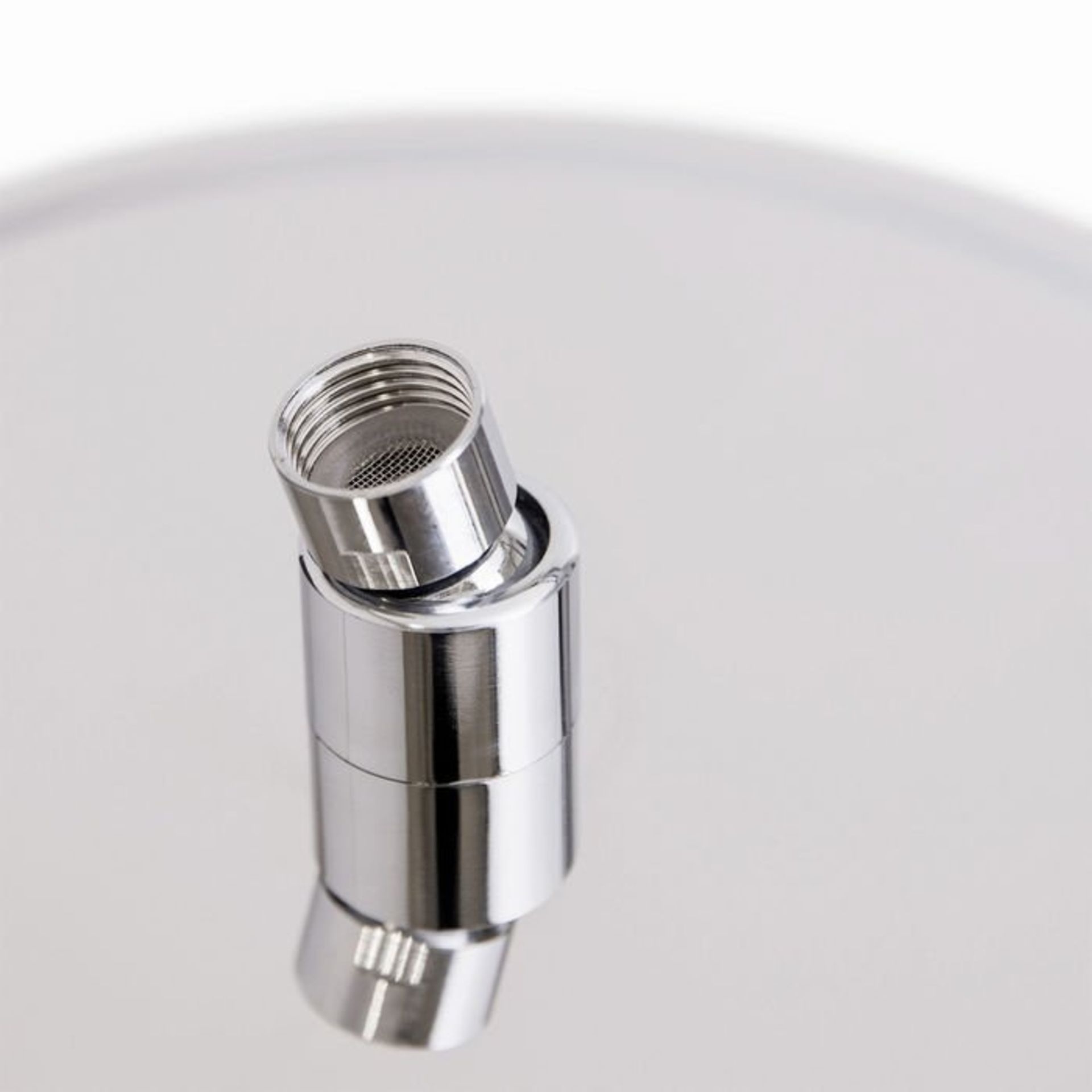 (S41) Round Exposed Thermostatic Mixer Shower Kit & Large Head. Cool to touch shower for - Bild 6 aus 6