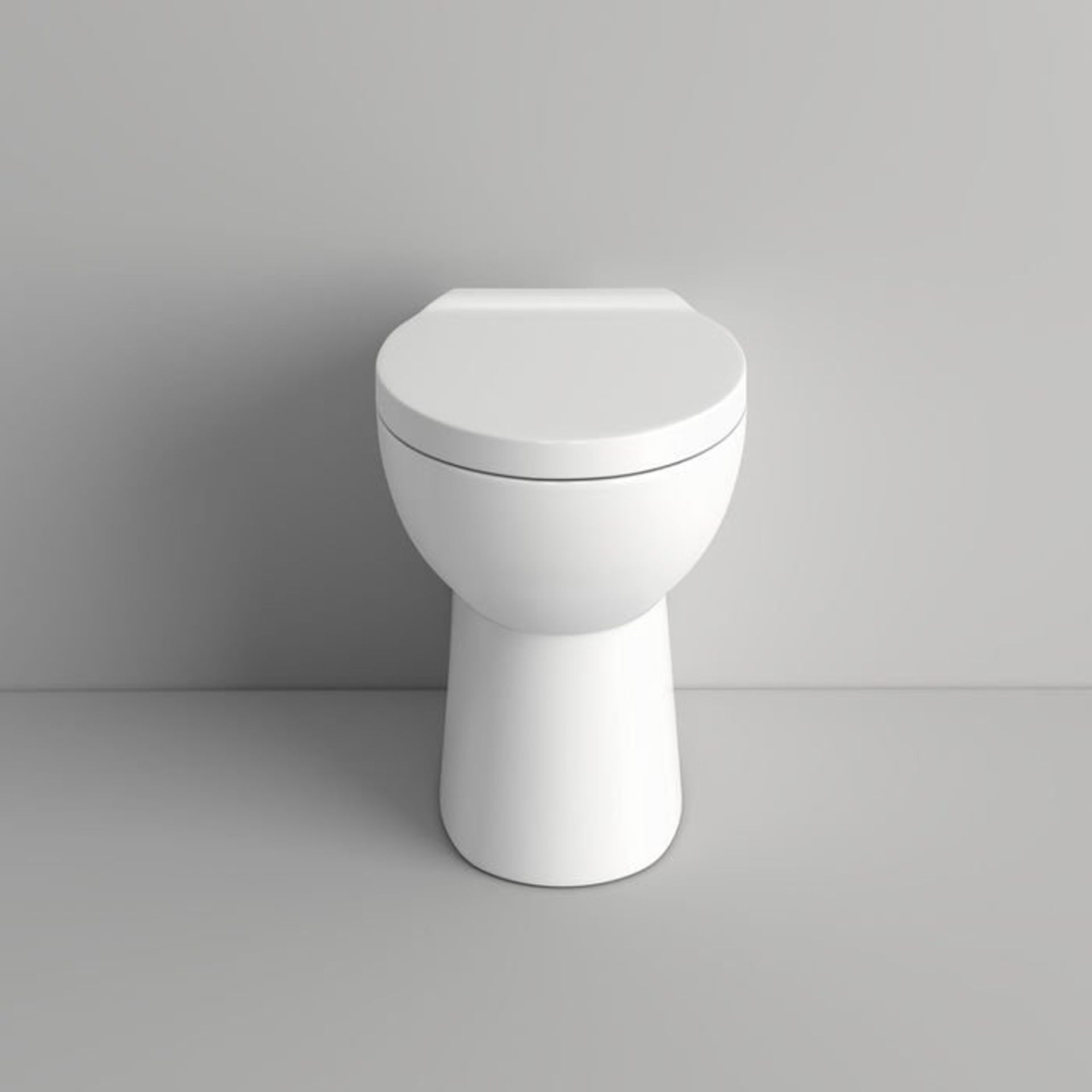 (S59) Crosby Back to Wall Toilet inc Soft Close Seat. Made from White Vitreous China Finished in a - Bild 2 aus 3