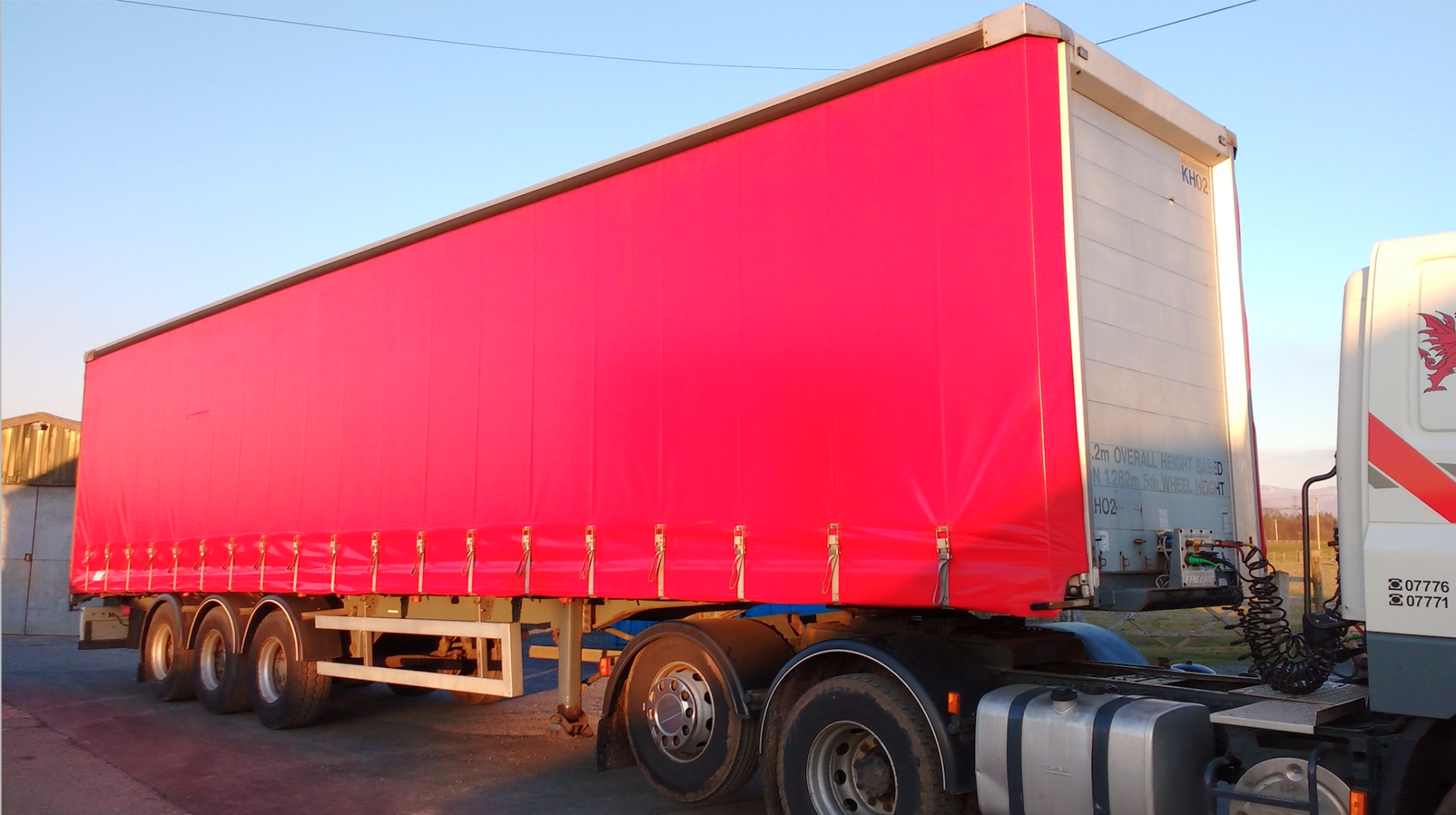 2001 Lawrence David 45ft Curtainsider Trailer - Bild 2 aus 4