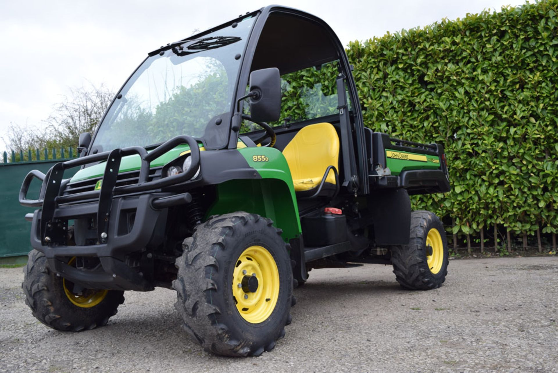 2012 John Deere Gator 855D Diesel Utility Task Vehicle With Cab **NEXT BID WINS***