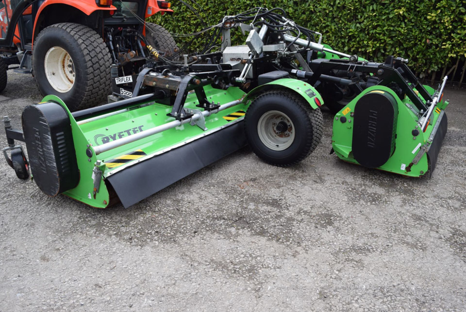 2014 Ryetec Triflex 5000 Trailed Flail Gang Mower 5 Meter Cut - Image 2 of 6