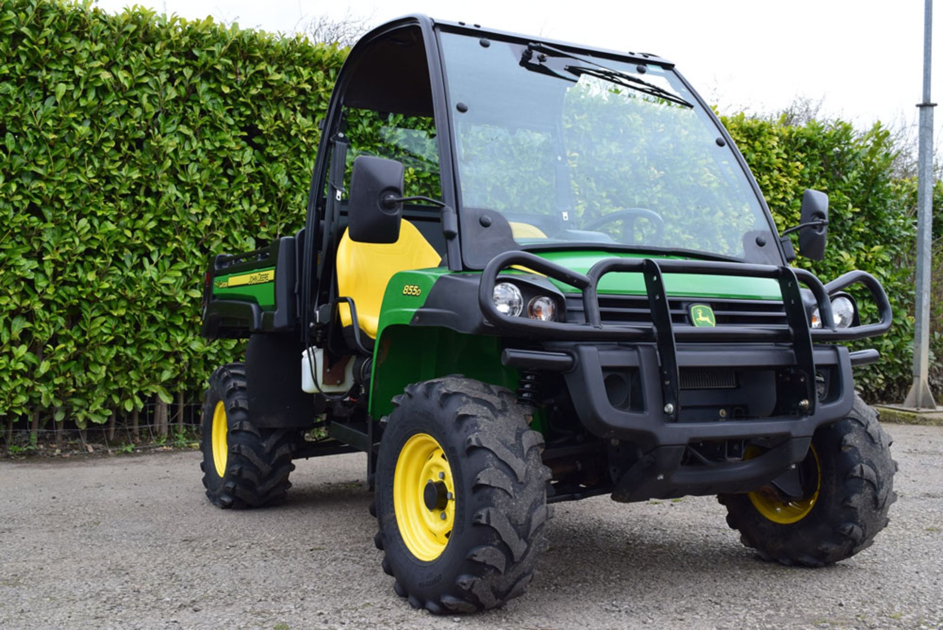 2012 John Deere Gator 855D Diesel Utility Task Vehicle With Cab **NEXT BID WINS*** - Image 3 of 10