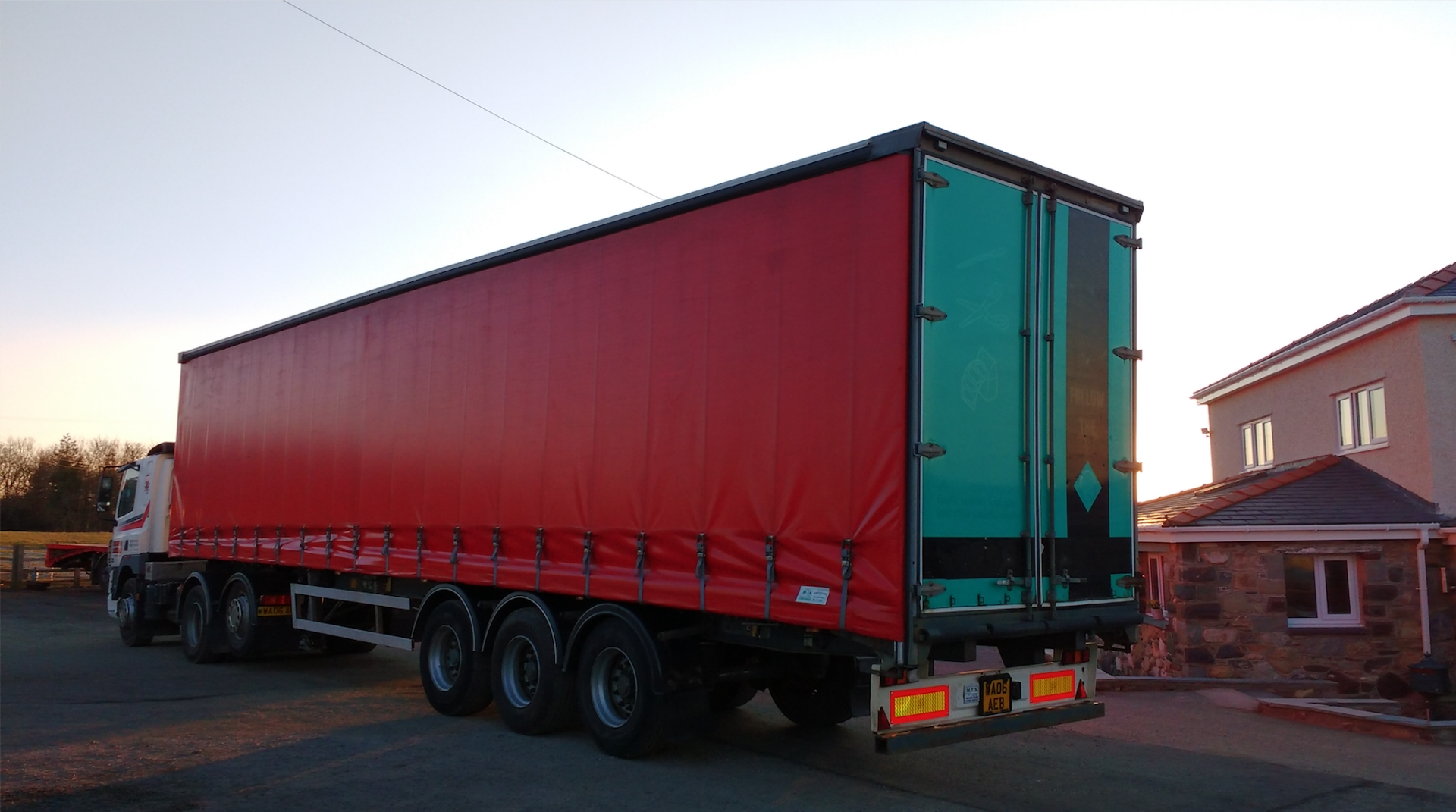 2001 Lawrence David 45ft Curtainsider Trailer