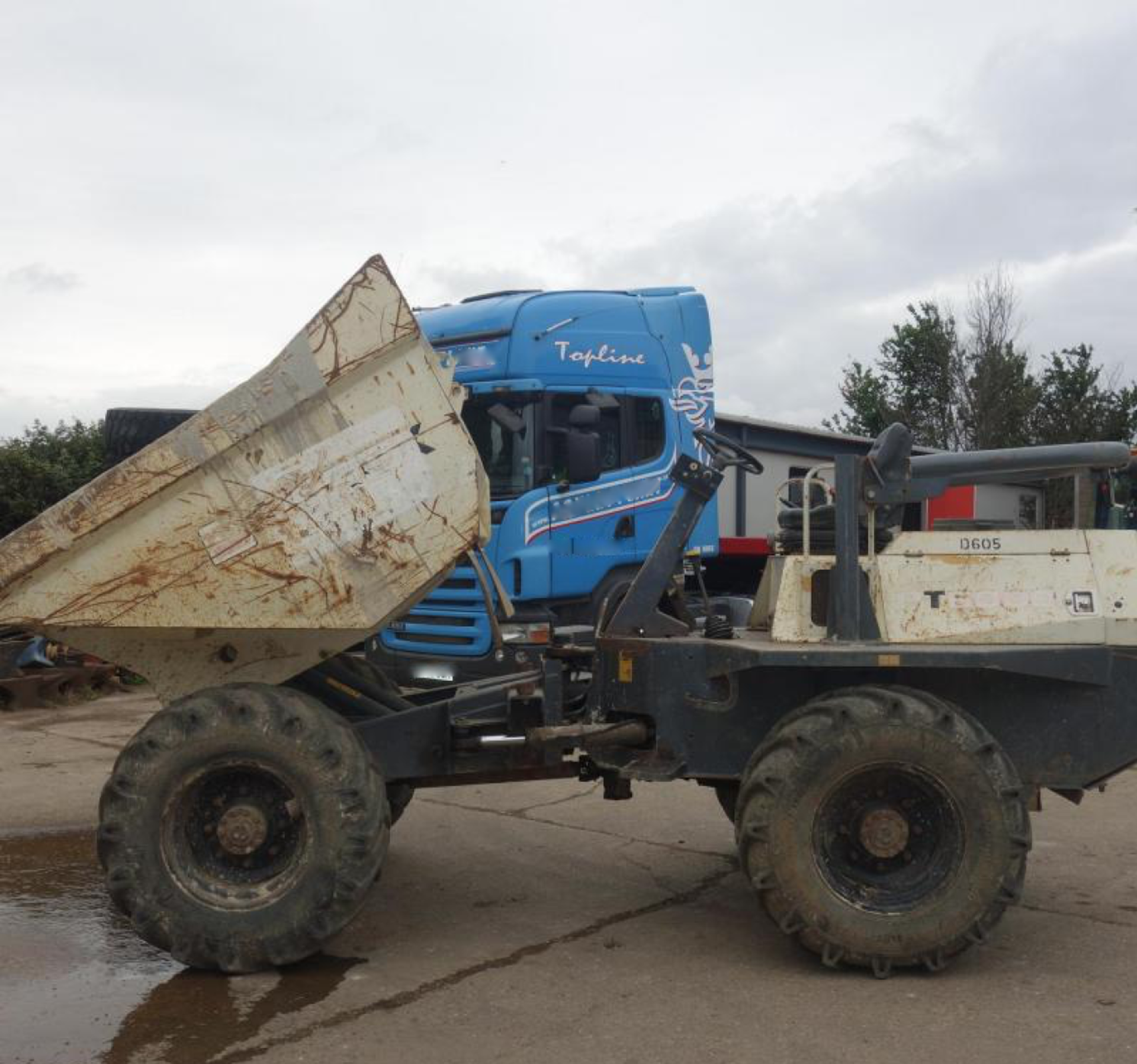 2007 Terex 6 Ton Skip Dumper, 3593 Hours From New - Image 4 of 10