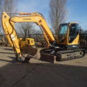 2014 Hyundai 80CR-9 Digger, Comes With 4 Buckets, 2290 Hours From New