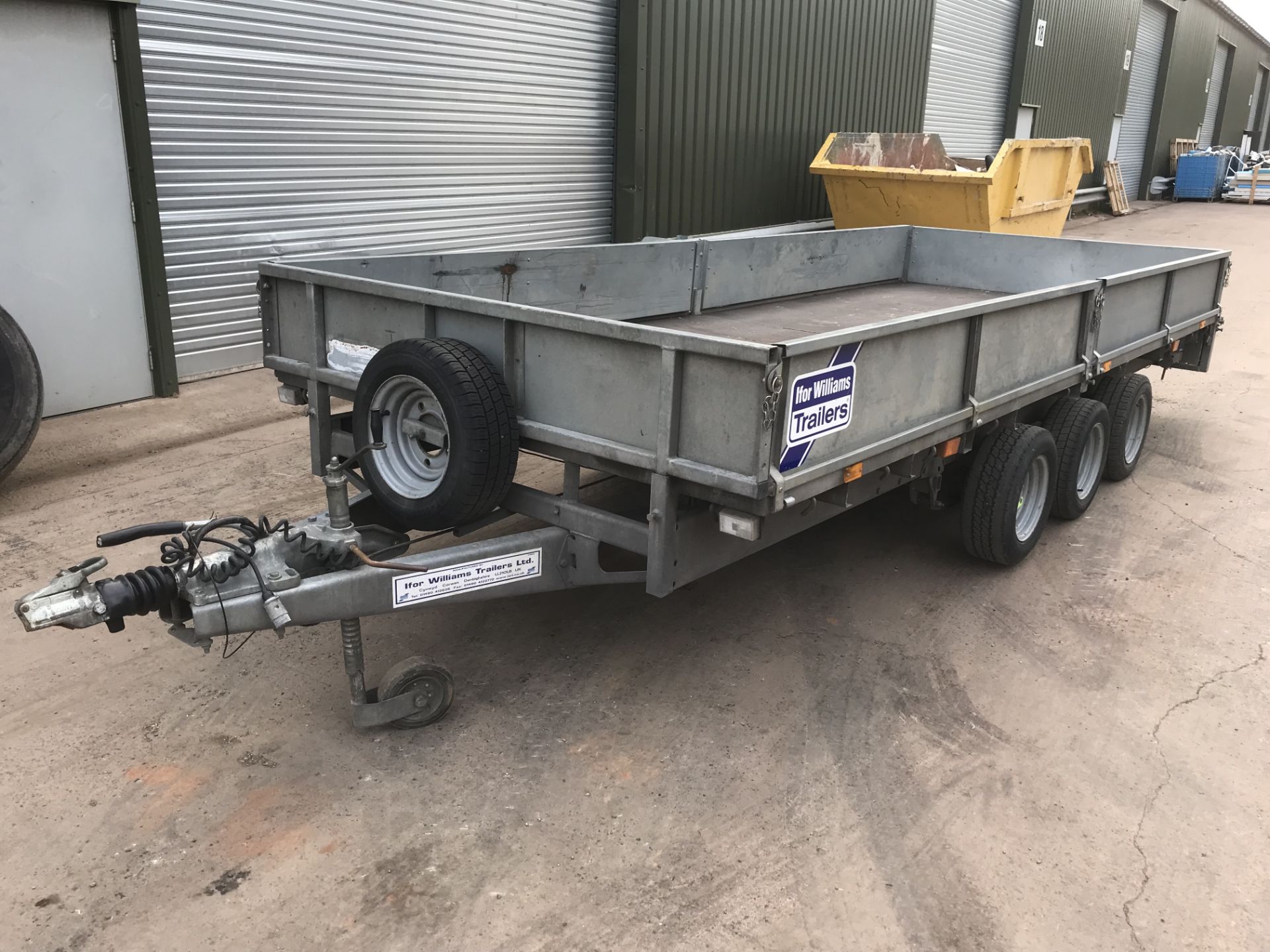 2014, Ifor Williams Tri Axle Trailer With Ramps