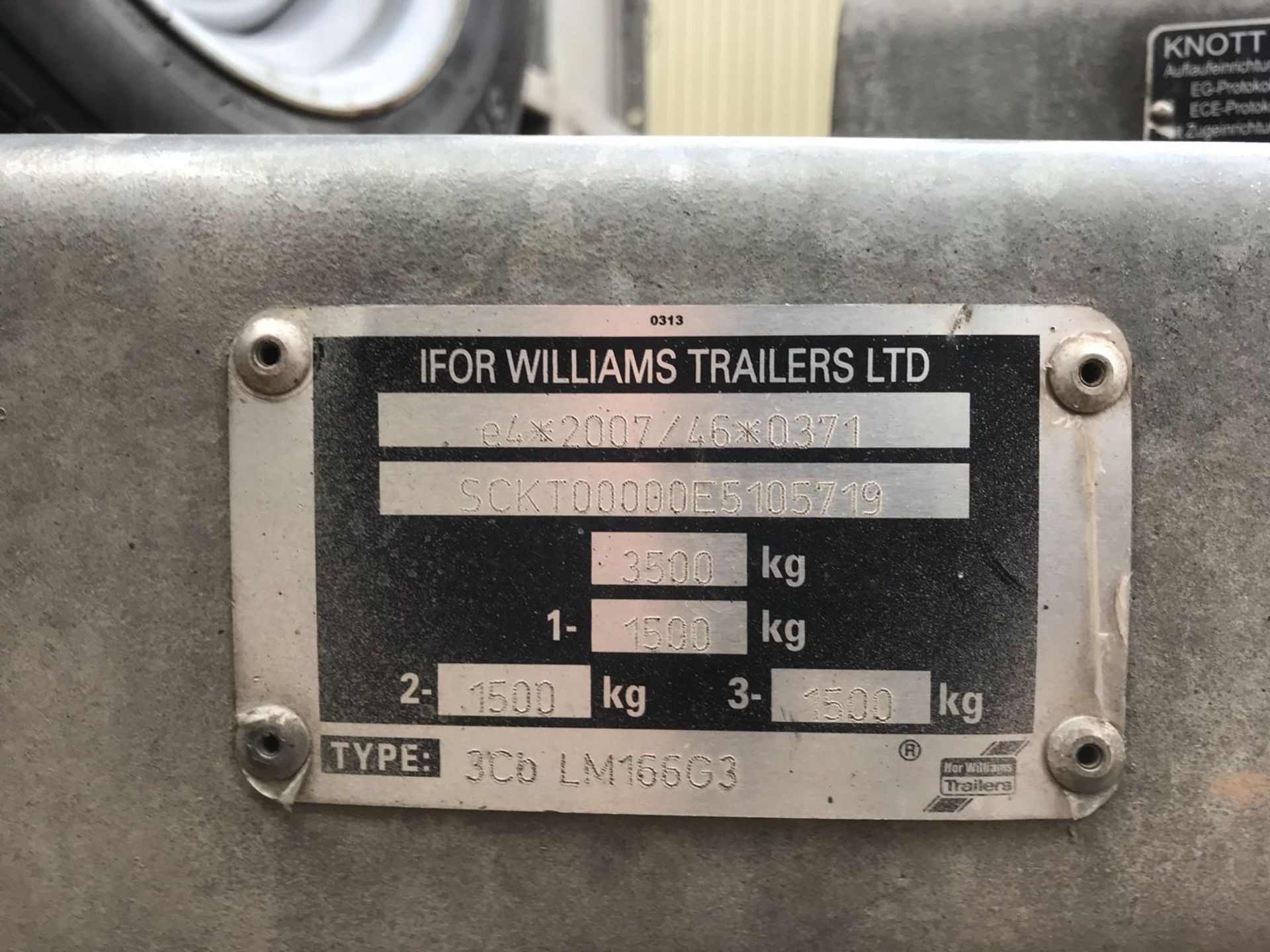 2014, Ifor Williams Tri Axle Trailer With Ramps - Image 13 of 13