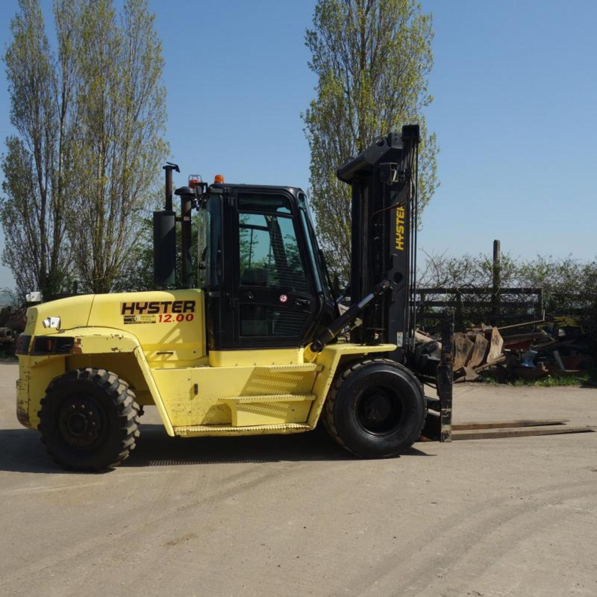 2006 Hyster M12.00xm 12 Ton Forklift, 8151 Hours From New - Image 7 of 12