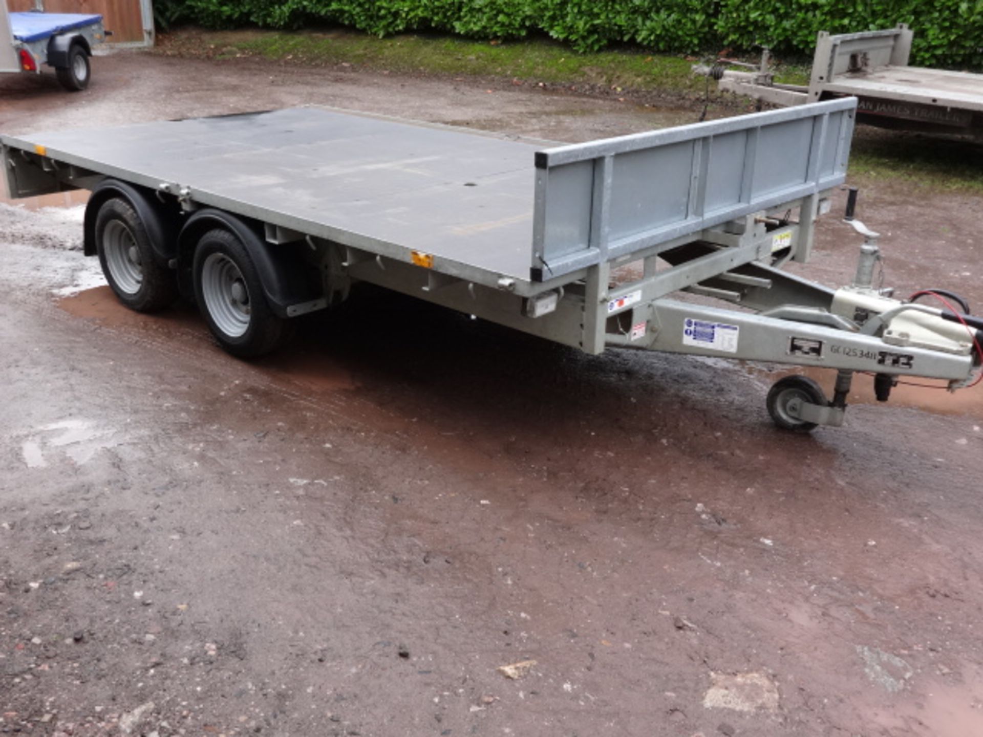 2016 ﻿IFOR Williams 12x6 Flatbed Trailer - Image 2 of 3