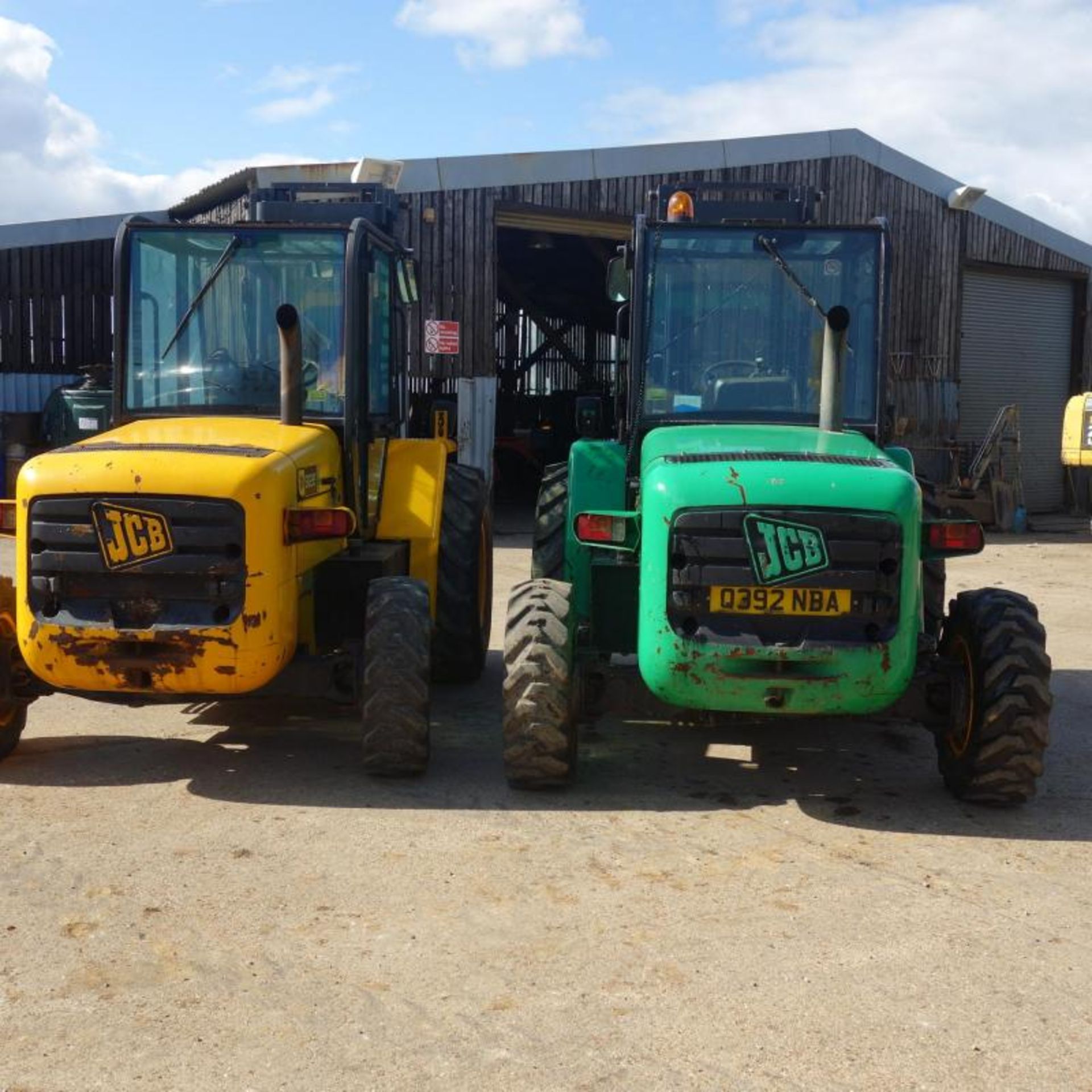 2008 JCB 926 4x4 Forklift (Yellow), 6884 Hours From New