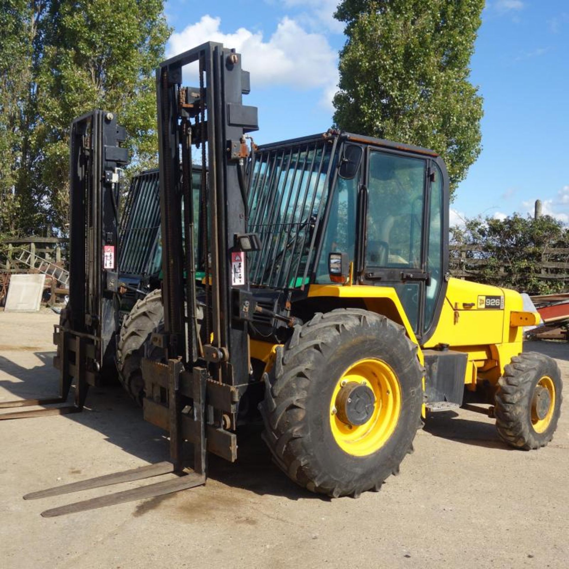 2008 JCB 926 4x4 Forklift (Yellow), 6884 Hours From New - Bild 3 aus 4