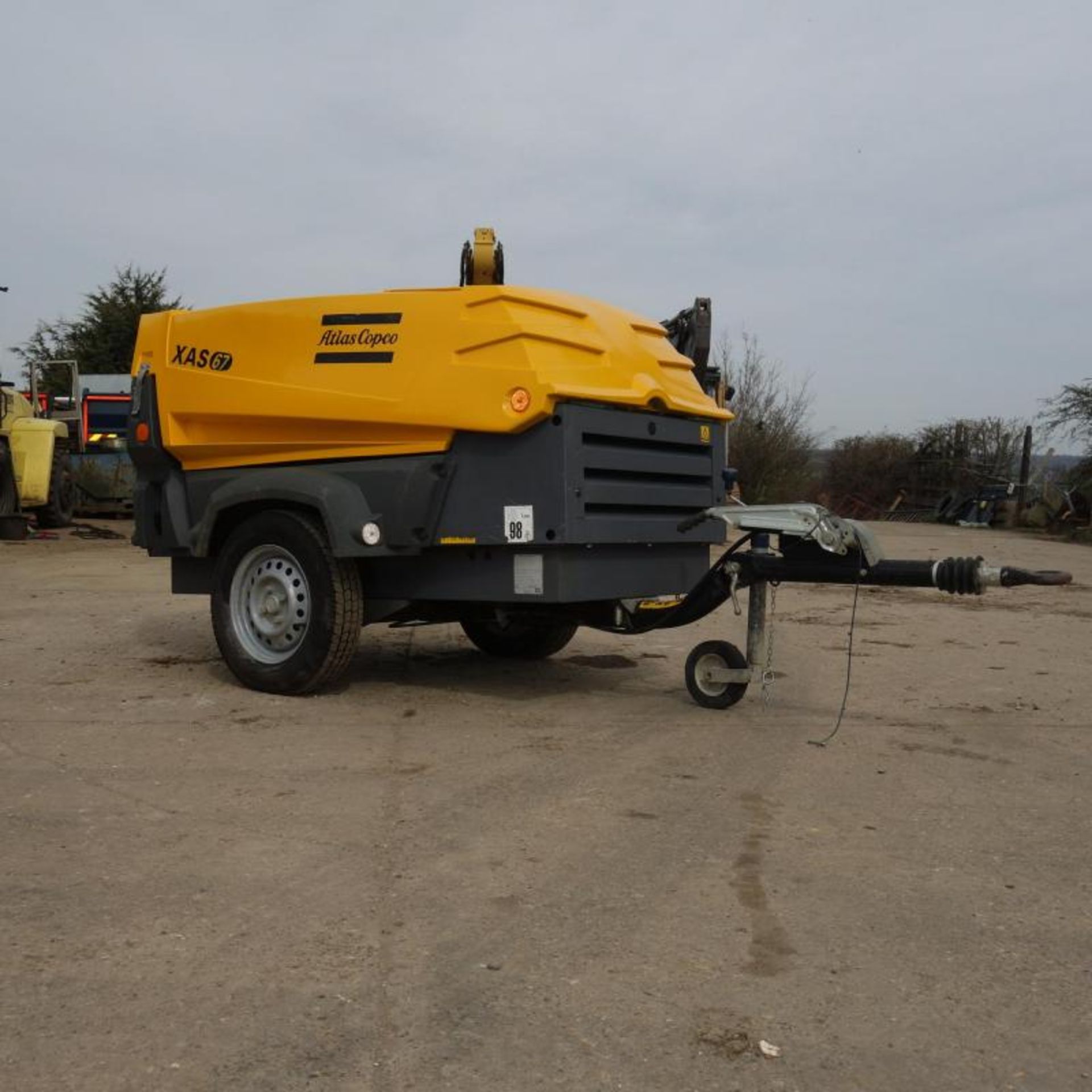 2015 Atlas Copco Xas 67 Compressor, 936 Hours From New - Image 4 of 6