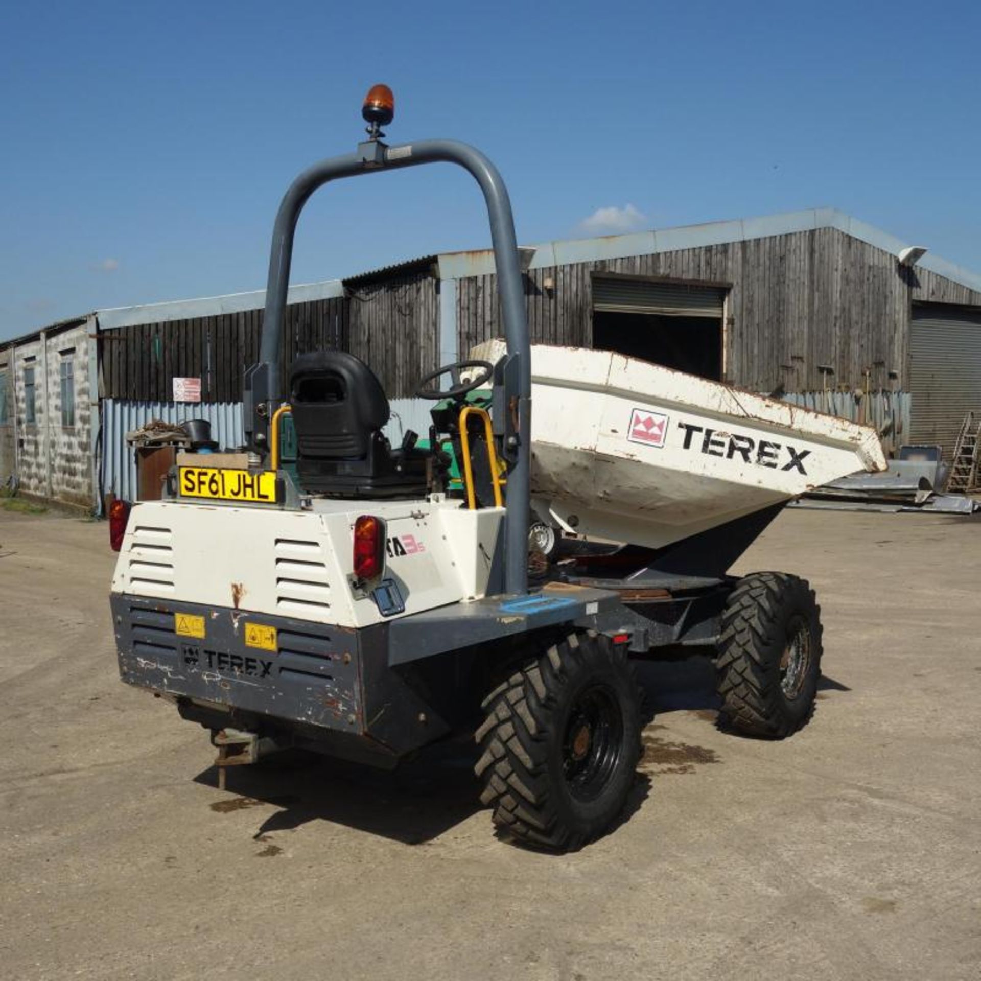 2011 Terex 3 Ton Swivel Dumper, 1008 Hours From New