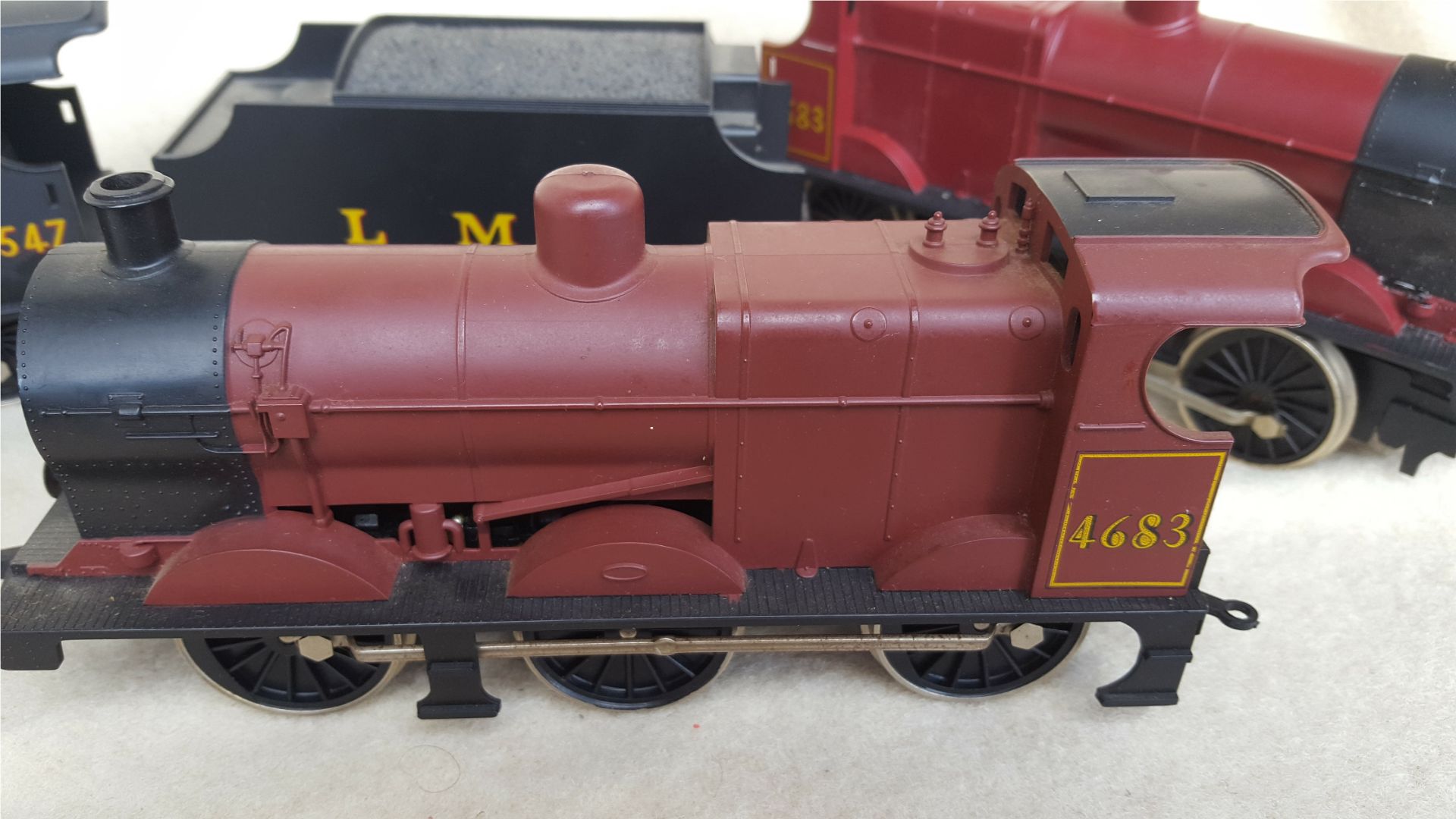 Vintage Model Trains Lima 3 x LMS Loco's 2 x Tenders 0 Gauge - Bild 2 aus 4