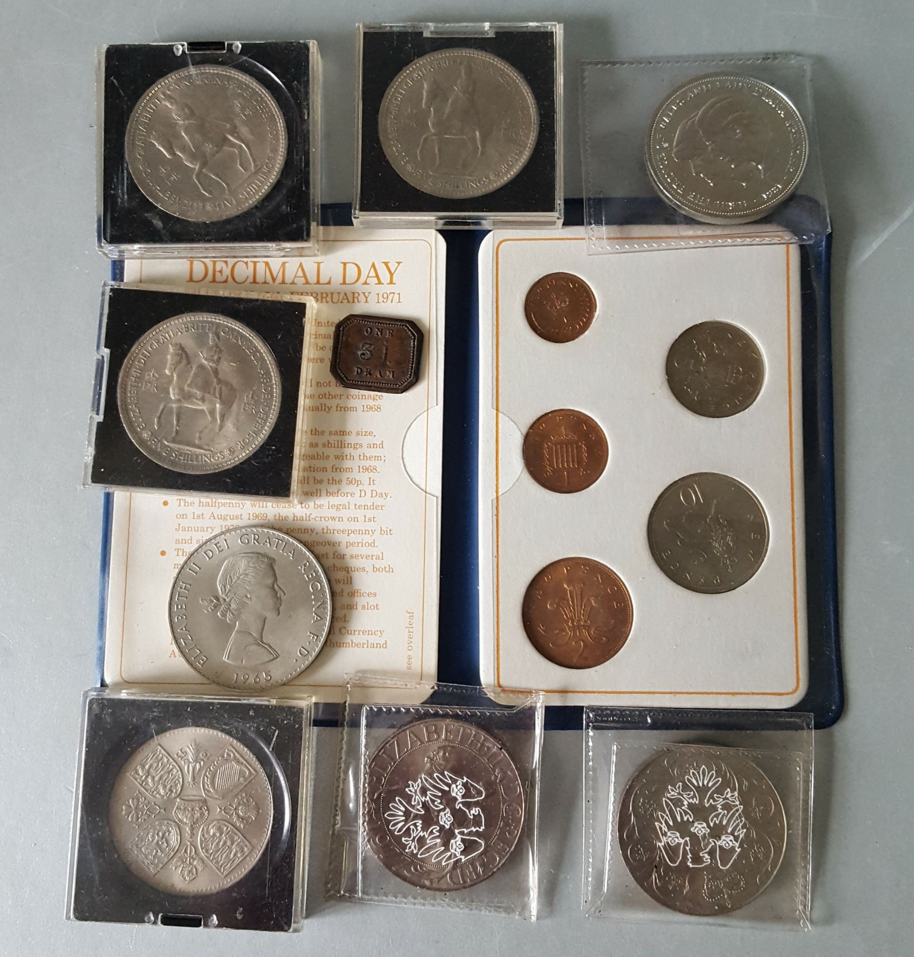 Vintage Collectable Coins Commemorative & Decimal Day Coins NO RESERVE