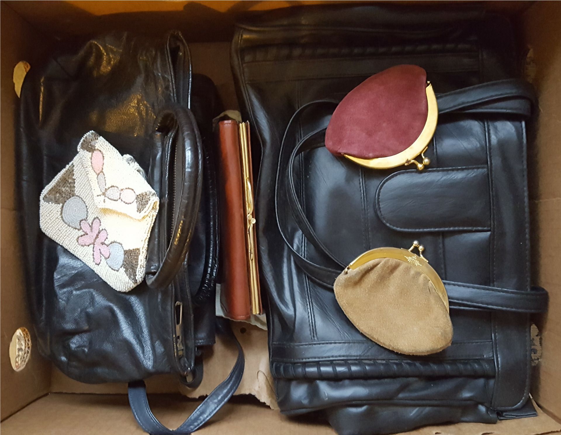 Vintage Retro Box of 18 Handbags Some With Beadwork. - Image 2 of 3