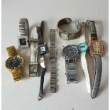 Vintage Retro Parcel of 10 Assorted Wrist Watches NO RESERVE