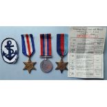 Antique WWII Military Medals Naval