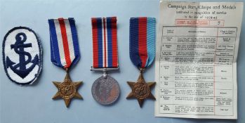 Antique WWII Military Medals Naval