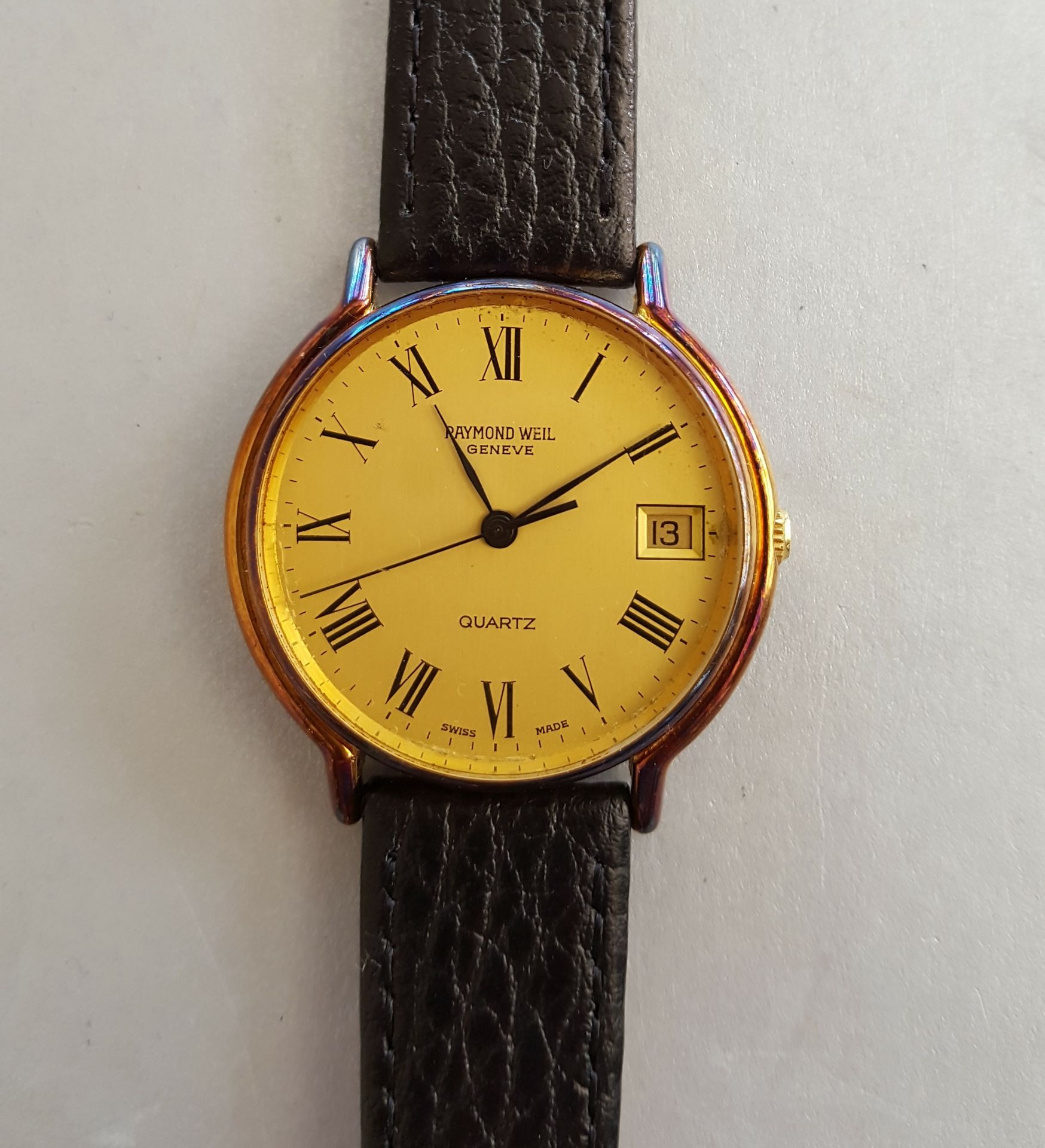 Vintage Retro Raymond Weil Wrist Watch No. 9605 Dated 1982. - Image 2 of 2