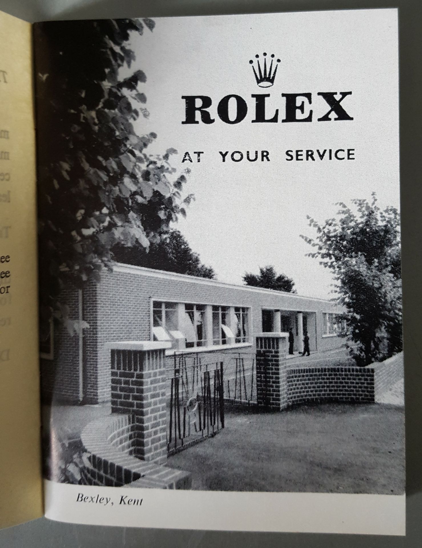 Vintage Retro Rolex Service Booklet 1965 Air King - Image 3 of 3