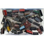 Vintage Model Trains Box of 00 Gauge Rolling Stock 20 plus items