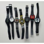 Vintage Retro Parcel of 7 LCD Watches Includes Collecetable BMX Watches