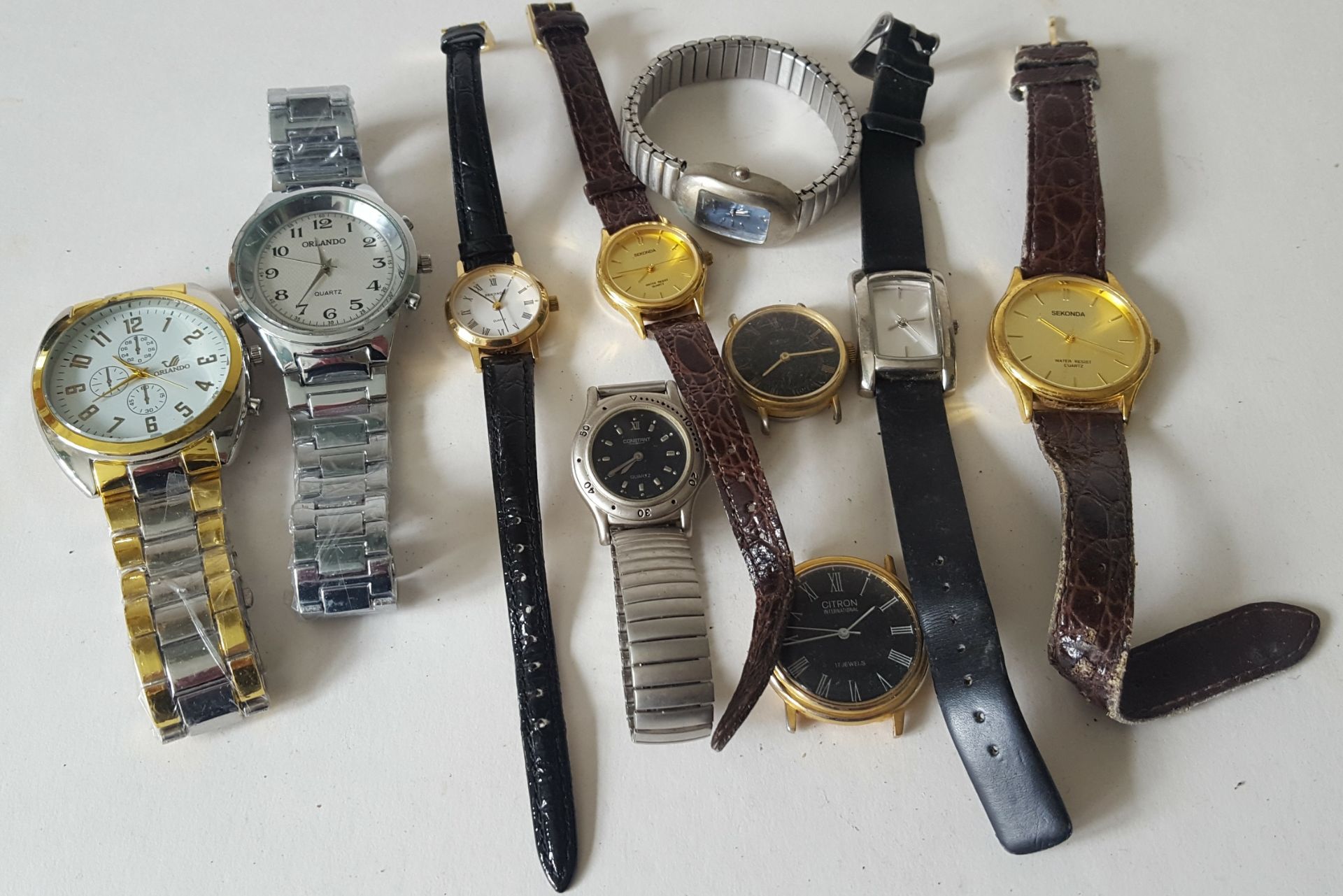 Vintage Retro Parcel of 10 Assorted Wrist Watches NO RESERVE