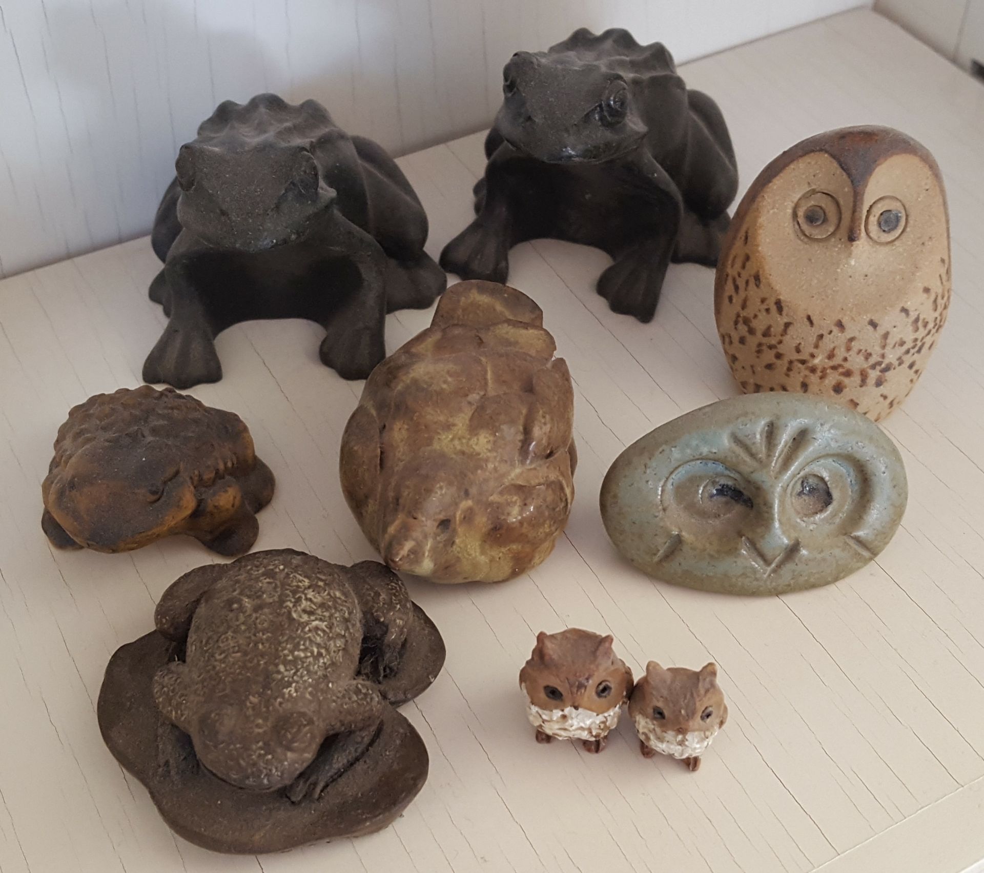 Vintage Retro Parcel of 9 Collectable Owl & From Figures NO RESERVE
