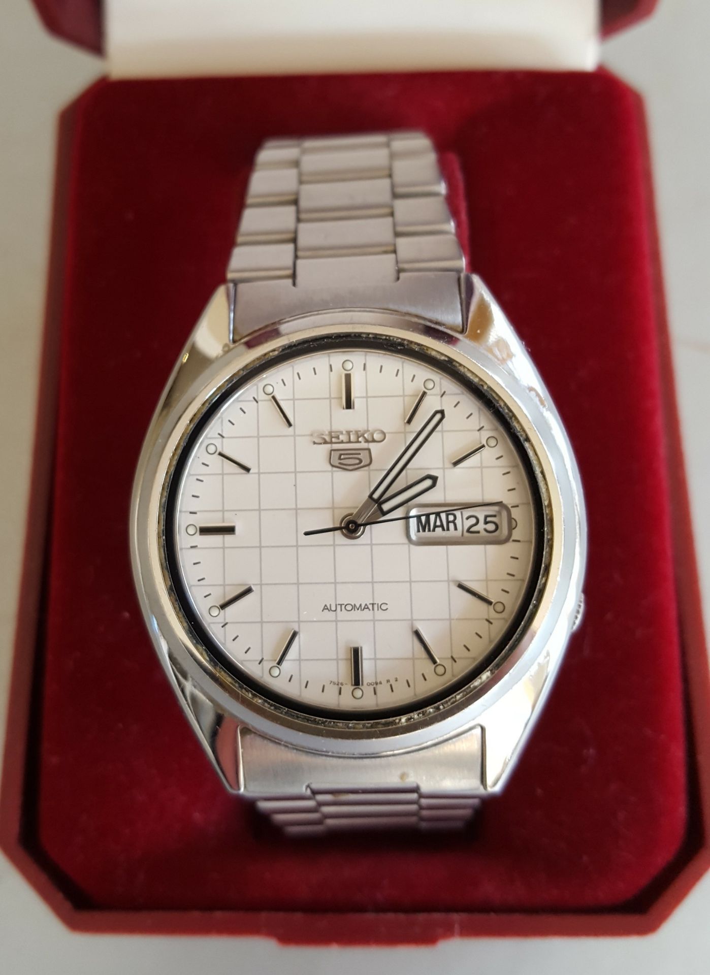 Vintage Retro Seiko Wrist Watch Automatic Original Box - Image 2 of 2