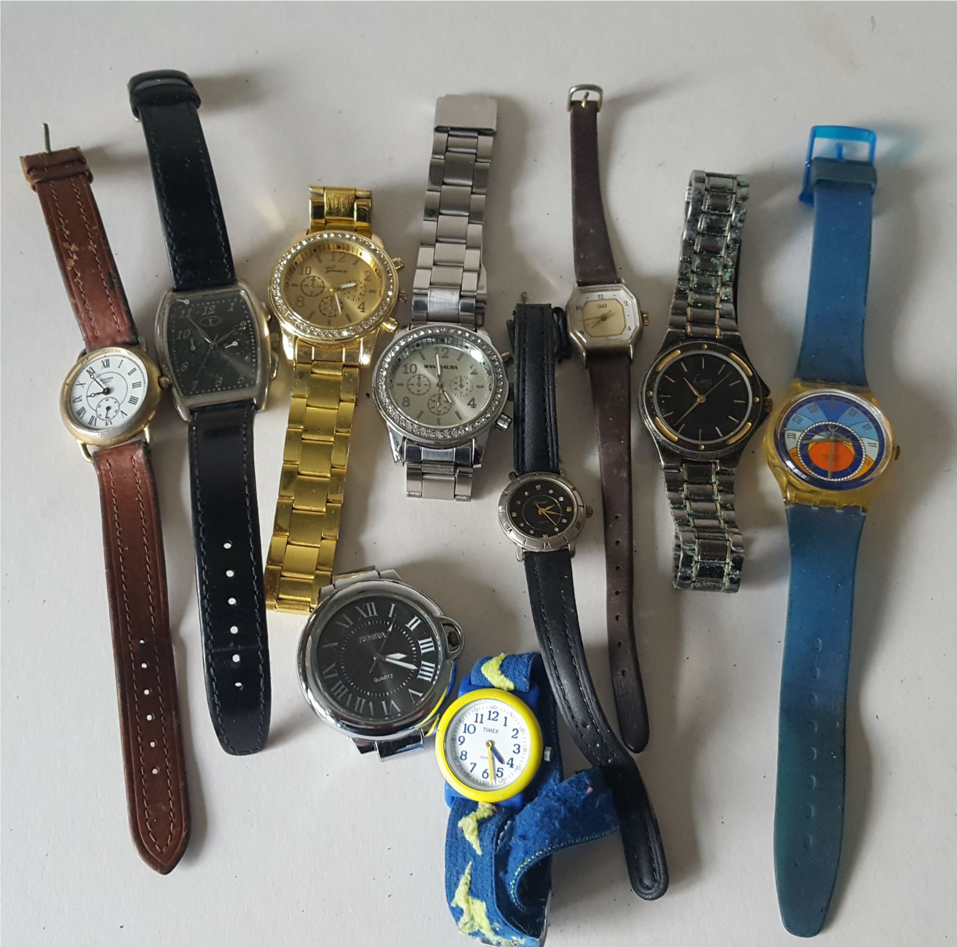 Vintage Retro Parcel of 10 Assorted Wrist Watches NO RESERVE