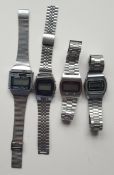 Vintage Retro Parcel of 4 Collectable Stainless Steel Watches
