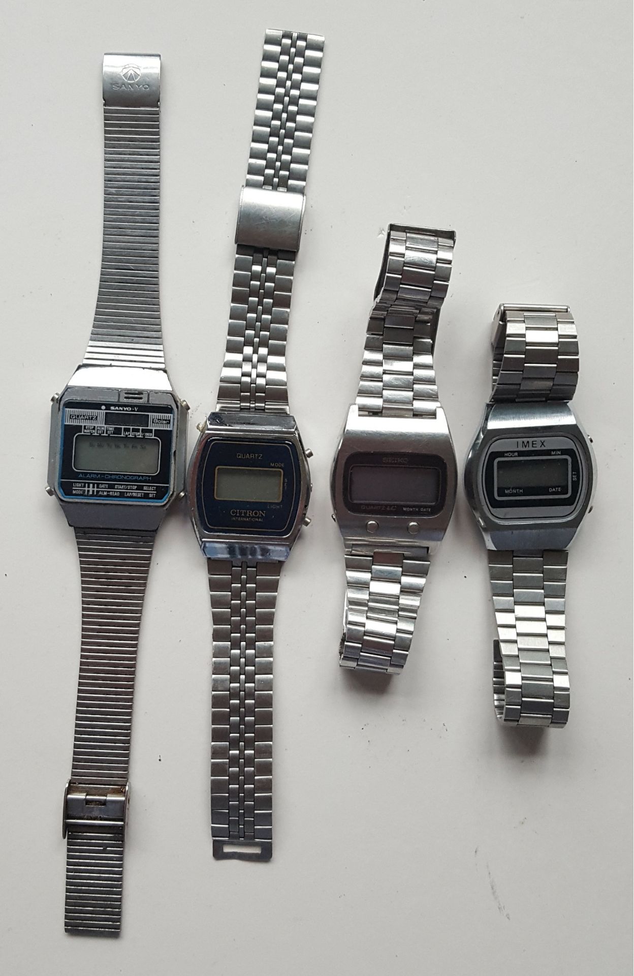 Vintage Retro Parcel of 4 Collectable Stainless Steel Watches