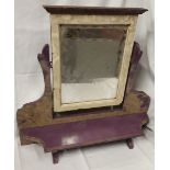 Antiques Vintage Wash Mirror Victorian / Edwardian Shabby Chic