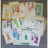 Vintage Retro 18 x Dress & Clothes Patterns c1970's and Parcel of Dolls Clothes NO RESERVE