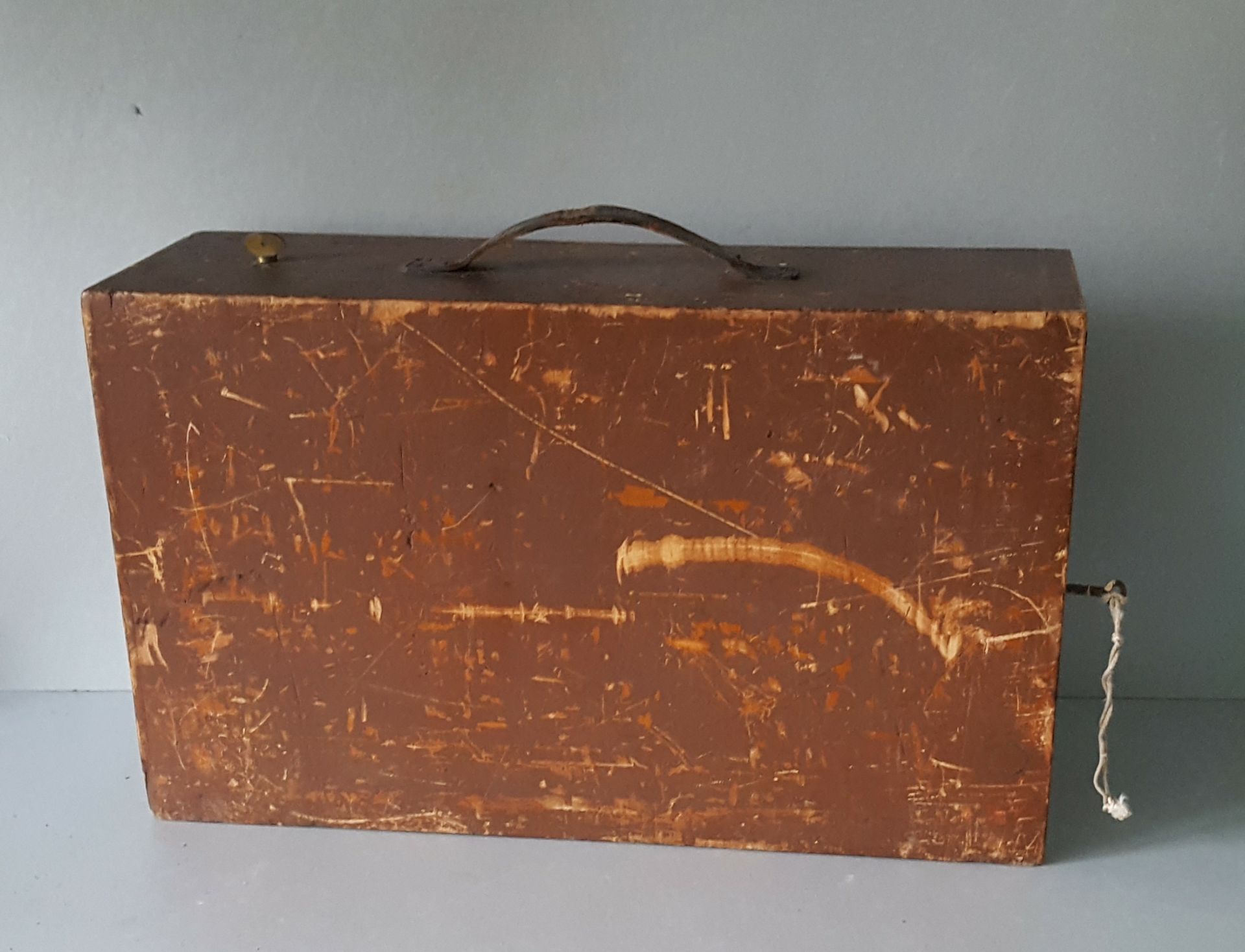 Antique Vintage Edwardian Magic Lantern Newton & Co. London with original storage box - Bild 3 aus 3