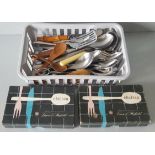 Antique Vintage & Retro Plated Flatware. Includes Boxed Sets.