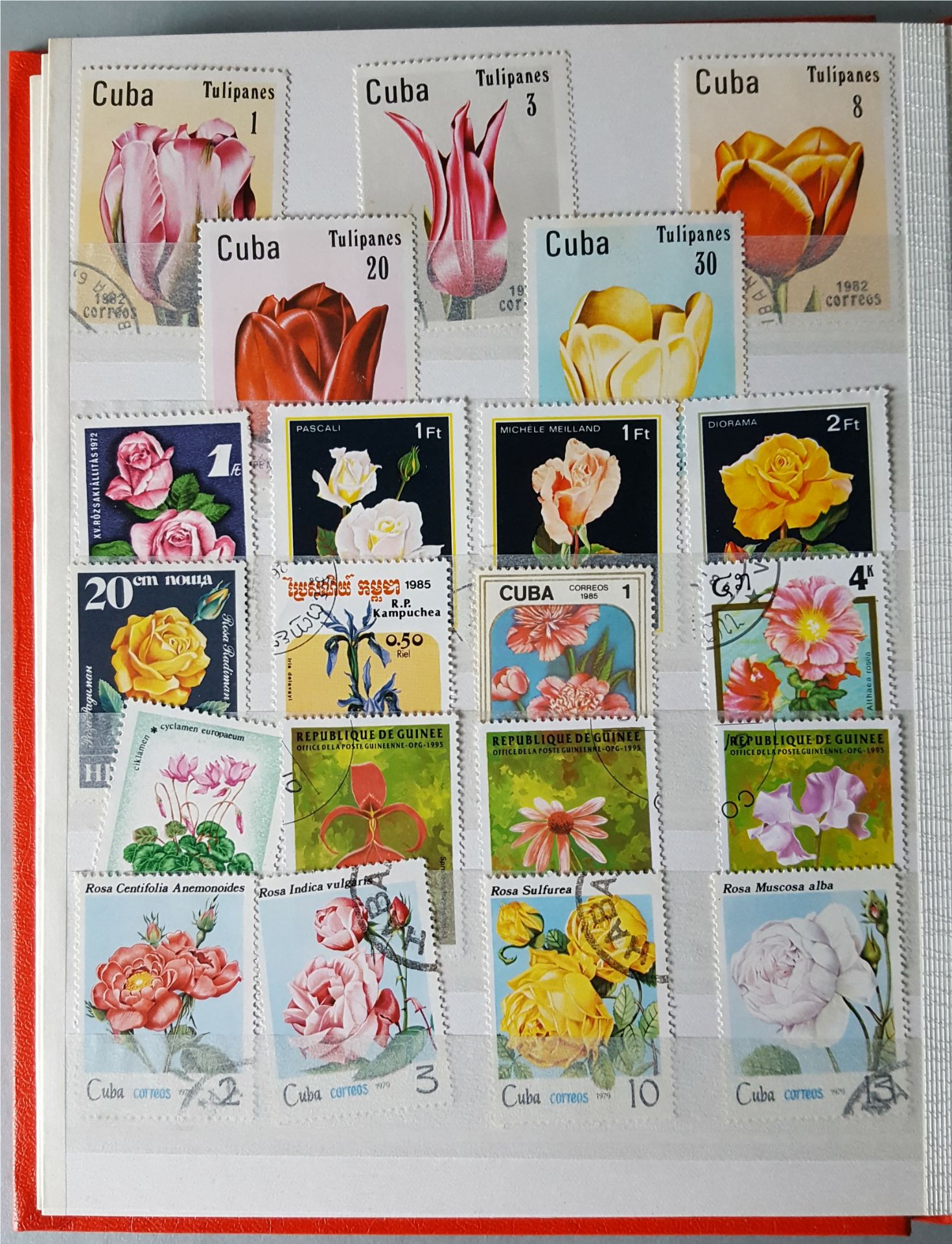 Vintage Retro Stamp Album 300 Plus Stamps Mixed Themes - Bild 3 aus 5