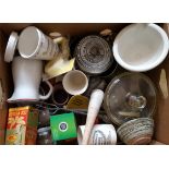 Vintage Retro Kitsch Box of Kitchenalia Items. & Other Ceramics NO RESERVE